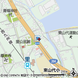 佐賀県伊万里市東山代町里158周辺の地図