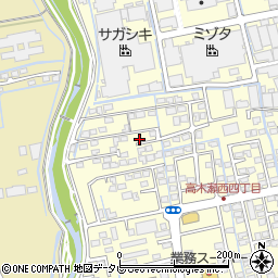 佐賀県佐賀市高木瀬西4丁目18-24周辺の地図