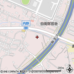 福岡県久留米市高良内町3736-1周辺の地図