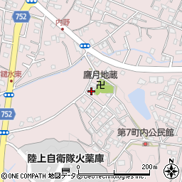 福岡県久留米市高良内町4267周辺の地図