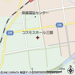 宇和島市立コスモスホール三間周辺の地図