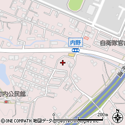 福岡県久留米市高良内町3802-31周辺の地図