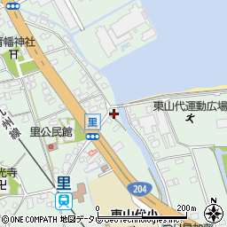 佐賀県伊万里市東山代町里178周辺の地図