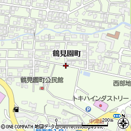 大分県別府市鶴見園町周辺の地図