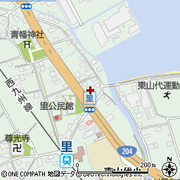 佐賀県伊万里市東山代町里161周辺の地図