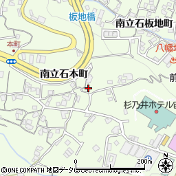 大分県別府市南立石本町5組周辺の地図