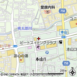 タマホーム株式会社　久留米上津バイパス店周辺の地図