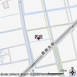 佐賀県佐賀市兵庫町若宮若宮周辺の地図