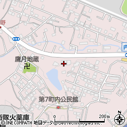 福岡県久留米市高良内町3798周辺の地図