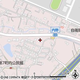 福岡県久留米市高良内町3743周辺の地図