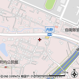 福岡県久留米市高良内町3802周辺の地図