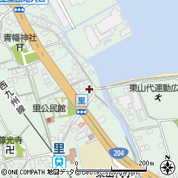 佐賀県伊万里市東山代町里175周辺の地図