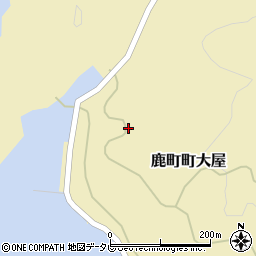 長崎県佐世保市鹿町町大屋223周辺の地図