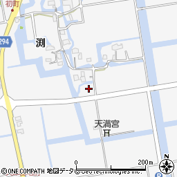 佐賀県佐賀市兵庫町渕2391-2周辺の地図