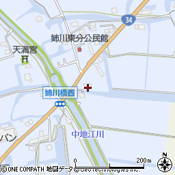 佐賀県神埼市神埼町姉川1693周辺の地図