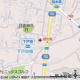 福岡県久留米市高良内町4349周辺の地図