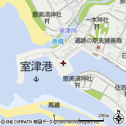 室戸水産会館周辺の地図