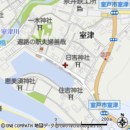 高知県室戸市室津2594周辺の地図