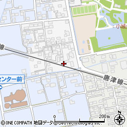 佐賀県小城市西小路194周辺の地図