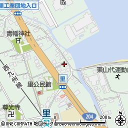 佐賀県伊万里市東山代町里188周辺の地図