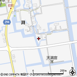 佐賀県佐賀市兵庫町渕2437-1周辺の地図