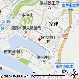 高知県室戸市室津2593周辺の地図