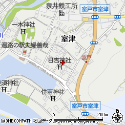 高知県室戸市室津2506周辺の地図