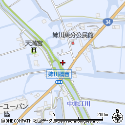 佐賀県神埼市神埼町姉川1690周辺の地図
