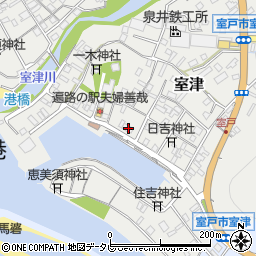 高知県室戸市室津2597周辺の地図