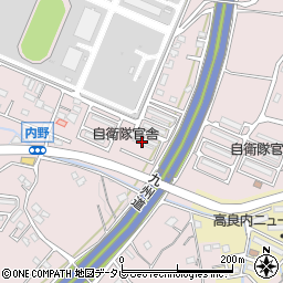 福岡県久留米市高良内町3132周辺の地図