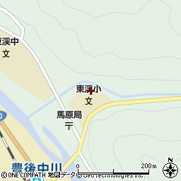 日田市立東渓小学校周辺の地図