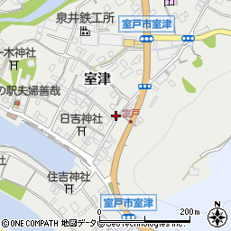 高知県室戸市室津2440周辺の地図