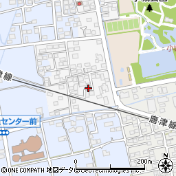 佐賀県小城市西小路192周辺の地図