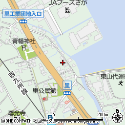佐賀県伊万里市東山代町里186周辺の地図