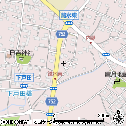 福岡県久留米市高良内町4353周辺の地図