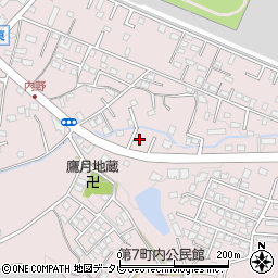 福岡県久留米市高良内町3779-30周辺の地図