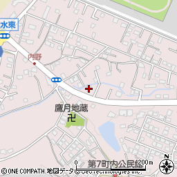 福岡県久留米市高良内町3779-33周辺の地図