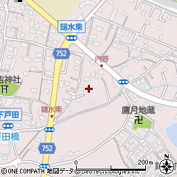 福岡県久留米市高良内町4279-2周辺の地図
