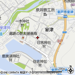 高知県室戸市室津2586周辺の地図