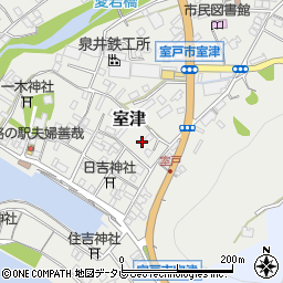 高知県室戸市室津2525周辺の地図