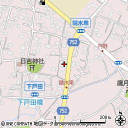 福岡県久留米市高良内町4374周辺の地図