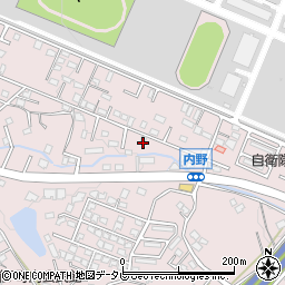 福岡県久留米市高良内町3747周辺の地図