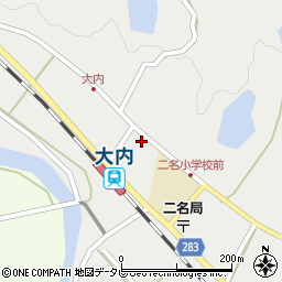 愛媛県宇和島市三間町古藤田382周辺の地図