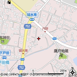 福岡県久留米市高良内町4279周辺の地図