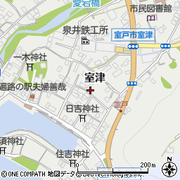 高知県室戸市室津2562周辺の地図