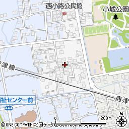 佐賀県小城市西小路207周辺の地図