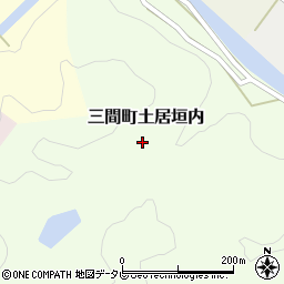 愛媛県宇和島市三間町土居垣内周辺の地図