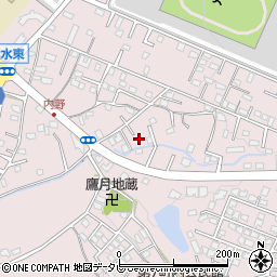 福岡県久留米市高良内町3782周辺の地図