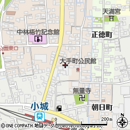 佐賀県小城市小城町152-6周辺の地図