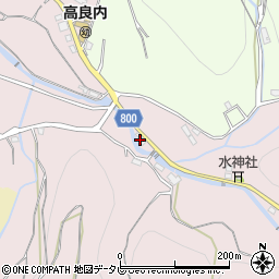 福岡県久留米市高良内町1266周辺の地図